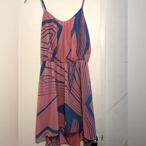 Collective Concepts. Floral spaghetti strap dress